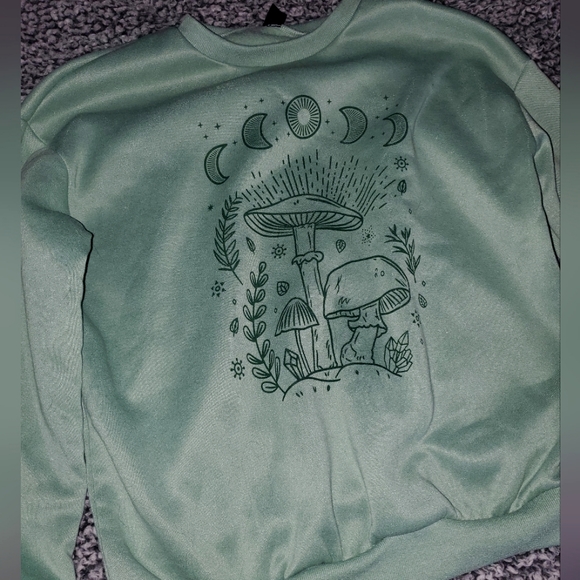Cottagecore Mushroom Sweatshirt - Picture 1 of 1